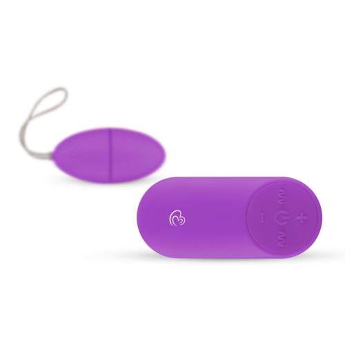 Фиолетовое виброяйцо Vibrating Egg с пультом ДУ - 2