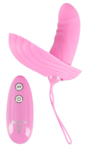 Розовая вагинальная вибровтулка Shell of Desire - 10 см. - 0