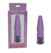Фиолетовая анальная насадка для секс-машин - 0