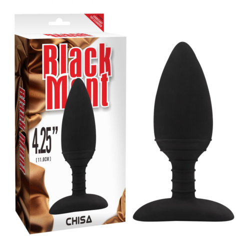Черная анальная вибровтулка Anal Libido - 12,2 см. - 1