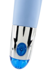 Голубой вибратор Lovely Vibes Elegant - 18,5 см. - 1