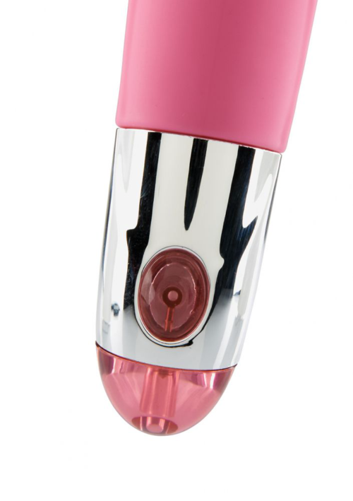 Розовый вибратор Lovely Vibes Elegant - 18,5 см. - 1