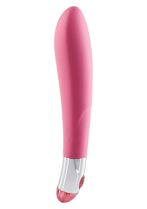 Розовый вибратор Lovely Vibes Elegant - 18,5 см. - 0