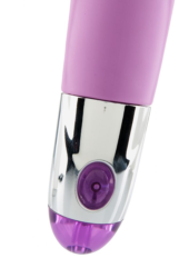 Фиолетовый ребристый вибратор Lovely Vibes Laced - 18,5 см. - 1