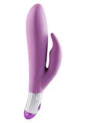 Фиолетовый вибратор Lovely Vibes Rabbit - 18,5 см. - 0