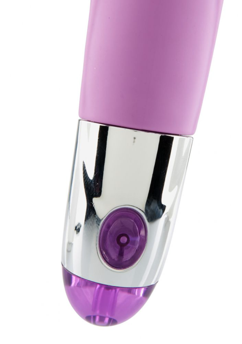 Фиолетовый вибратор Lovely Vibes Rabbit - 18,5 см. - 1