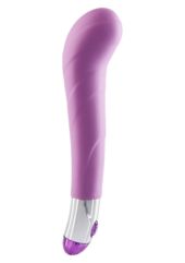 Фиолетовый вибратор Lovely Vibes G-spot - 20 см. - 0