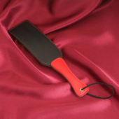Черная шлепалка Хлопушка с красной ручкой - 32 см. - 1