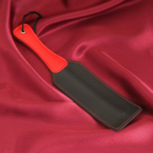 Черная шлепалка Хлопушка с красной ручкой - 32 см. - 0