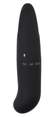 Черный вибратор Powerful Invigorate G-Spot - 12,5 см. - 0