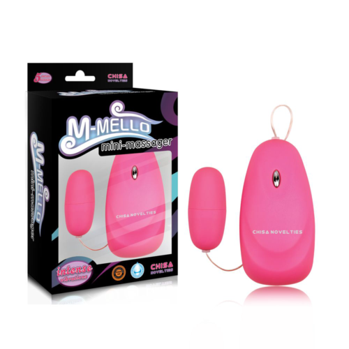 Розовое виброяйцо M-Mello Mini Massager - 1