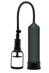 Черная вакуумная помпа Erozon Penis Pump - 0