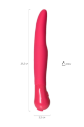 Розовый вибратор-ротатор PPP PERO-PERO ZENGI - 21,5 см. - 9