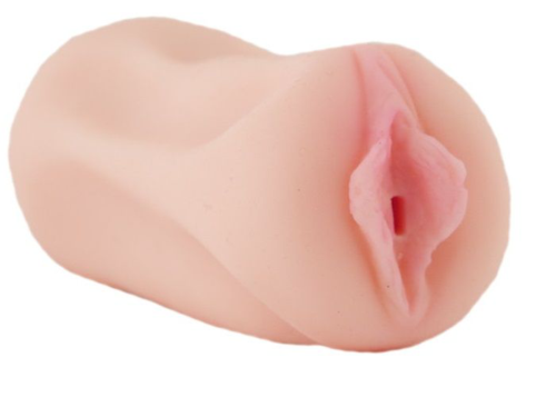 Мастурбатор-вагина с нежно-розовыми малыми губами - 0