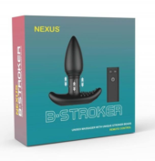 Черная анальная вибропробка Nexus B-Stroker - 13 см. - 1