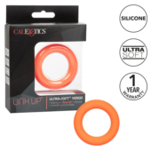 Оранжевое эрекционное кольцо Link Up Ultra-Soft Verge. - 4