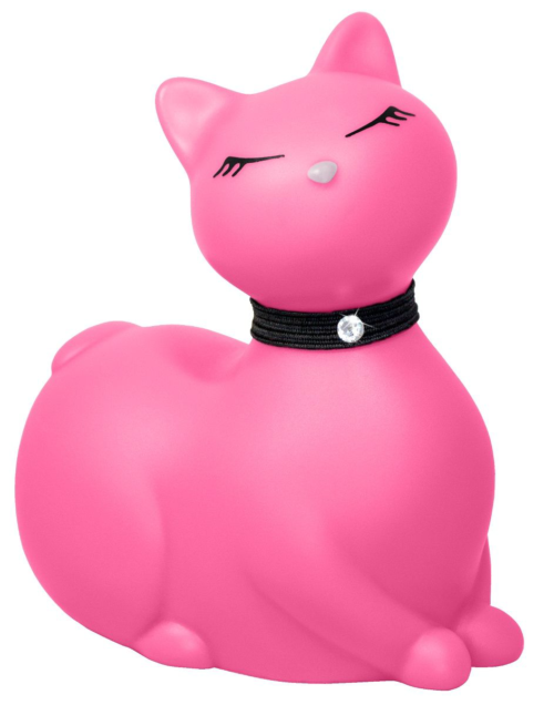 Розовый массажёр-кошка I Rub My Kitty с вибрацией - 0