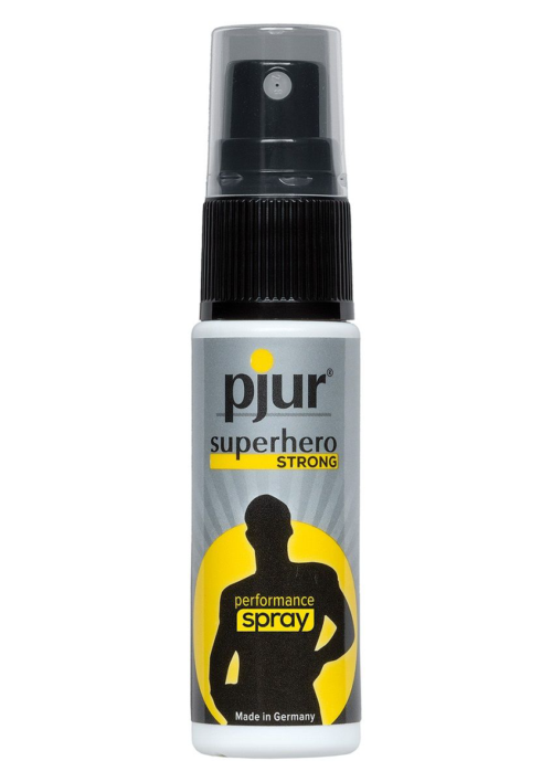 Спрей-пролонгатор длительного действия pjur SUPERHERO Strong Spray - 20 мл. - 0