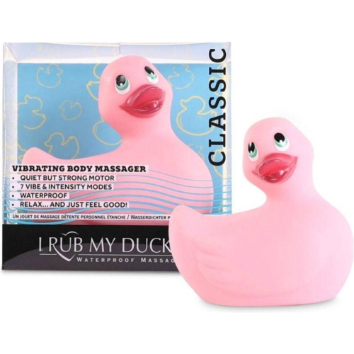 Розовый вибратор-уточка I Rub My Duckie 2.0 - 1
