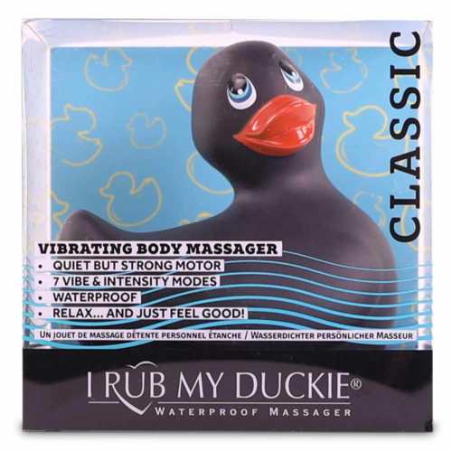 Черный вибратор-уточка I Rub My Duckie 2.0 - 1