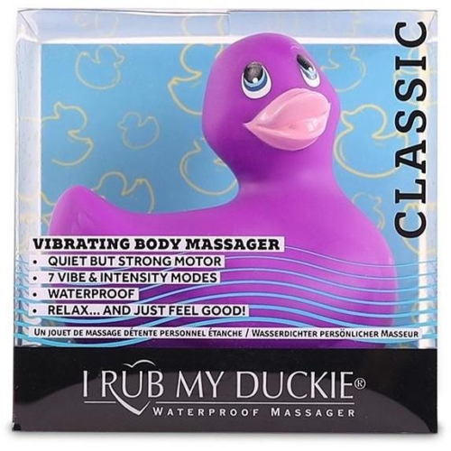 Фиолетовый вибратор-уточка I Rub My Duckie 2.0 - 1