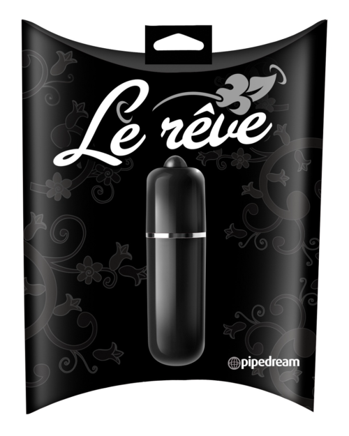 Чёрная вибропуля Le Reve 3-Speed Bullet - 1