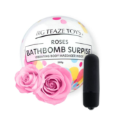 Бомбочка для ванны Bath Bomb Surprise Rose + вибропуля - 0