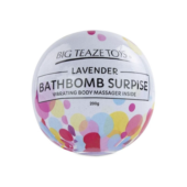Бомбочка для ванны Bath Bomb Surprise Lavander + вибропуля - 1
