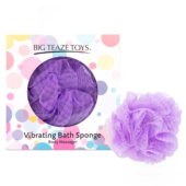 Фиолетовая губка для ванны с вибропулей Vibrating Bath Sponge - 2
