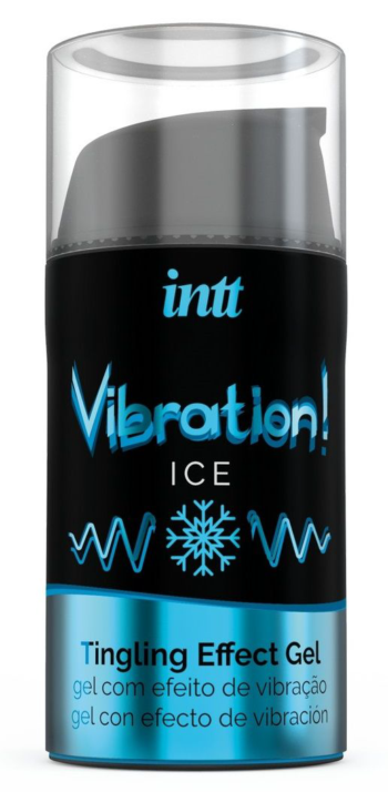 Жидкий интимный гель с эффектом вибрации Vibration! Ice - 15 мл.