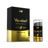 Жидкий интимный гель с эффектом вибрации Vibration! Vodka Energy - 15 мл. - 1