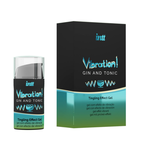Жидкий интимный гель с эффектом вибрации Vibration! Gin Tonic - 15 мл. - 1