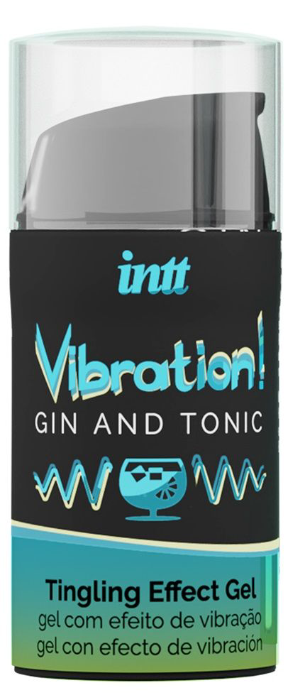 Жидкий интимный гель с эффектом вибрации Vibration! Gin Tonic - 15 мл. - 0
