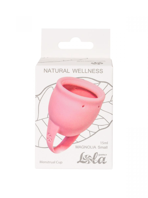 Розовая менструальная чаша Magnolia - 15 мл. - 0