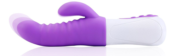 Фиолетовый вибростимулятор Purple Punch - 24 см. - 1