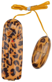 Леопардовое виброяйцо Leopard Print Love Egg - 0