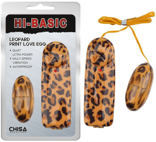 Леопардовое виброяйцо Leopard Print Love Egg - 1