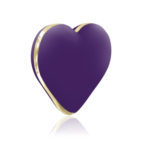 Фиолетовый вибратор-сердечко Heart Vibe - 0
