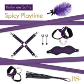 БДСМ-набор в фиолетовом цвете Kinky Me Softly - 1