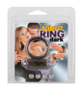 Дымчатое эрекционное виброкольцо Vibro Ring Dark - 2