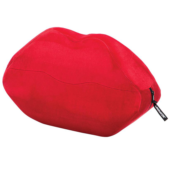 Красная микрофибровая подушка для любви Kiss Wedge - 0