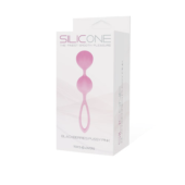 Розовый вагинальные шарики из силикона BLACKBERRIES PUSSY SILICONE - 1