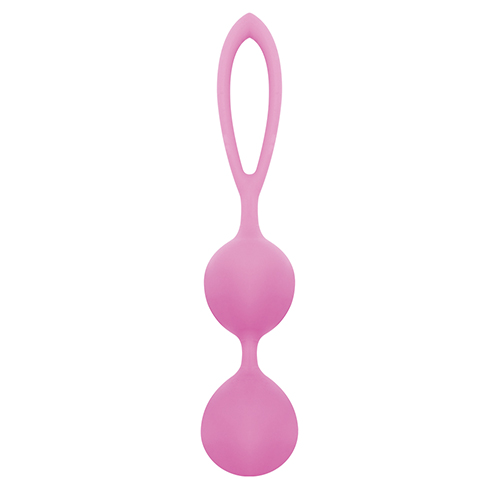 Розовый вагинальные шарики из силикона BLACKBERRIES PUSSY SILICONE - 0