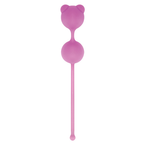 Розовые вагинальные шарики PUSSYNUT DOUBLE SILICONE - 0