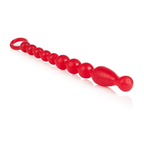 Красная анальная цепочка Colt Max Beads - 28 см. - 4