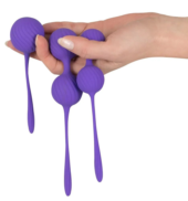 Фиолетовый набор вагинальных шариков 3 Kegel Training Balls - 1