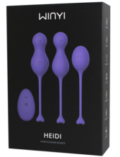 Сиреневый набор вагинальных шариков Heidi - 1