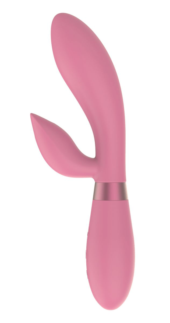 Розовый вибратор-кролик Indeep Malena - 21,5 см. - 0