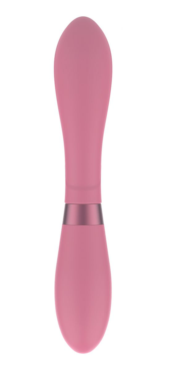 Розовый вибратор-кролик Indeep Theona - 21,5 см. - 3