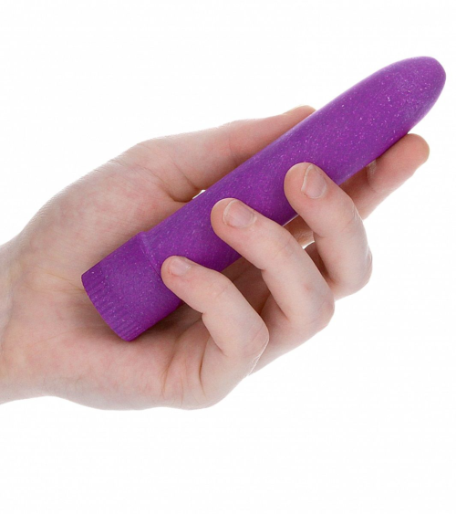 Фиолетовый вибратор 5.5 Vibrator Biodegradable - 14 см. - 1